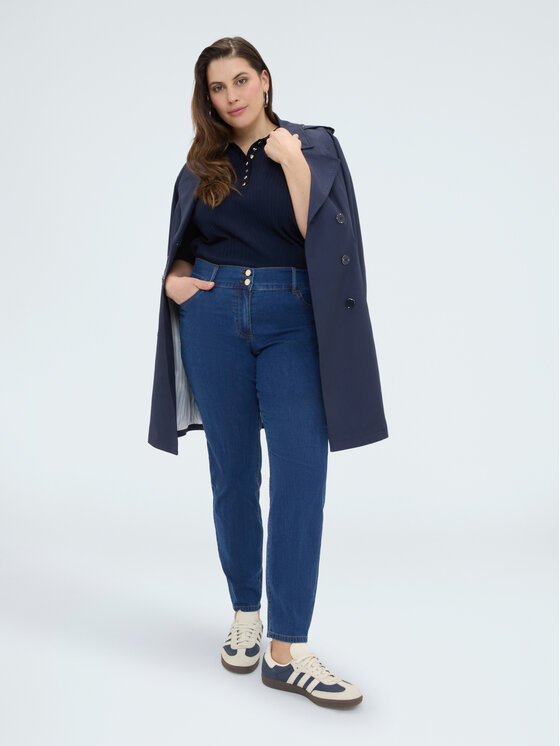 Fiorella Rubino Fiorella Rubino Jeansy P485T005237N024 Niebieski Skin Fit