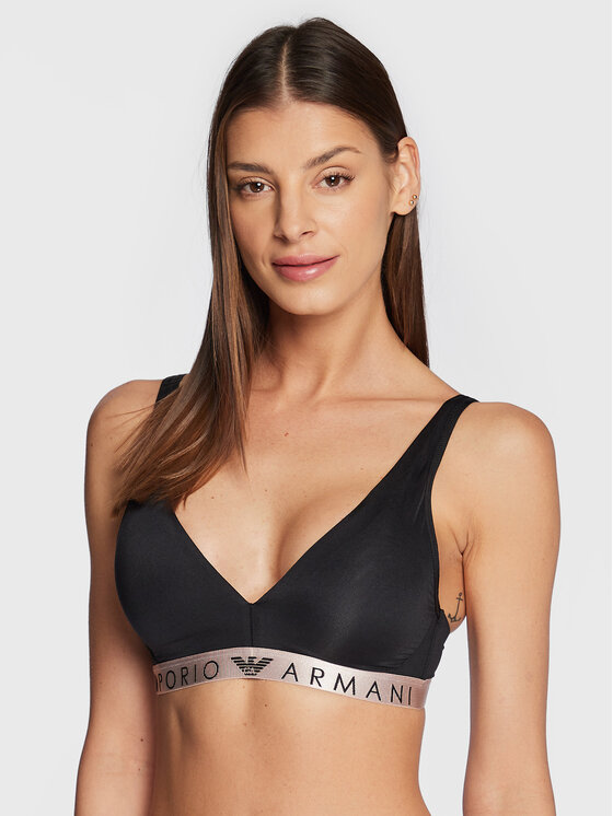 Emporio Armani Underwear Trikotni nedrček 164530 2F235 00020 Črna
