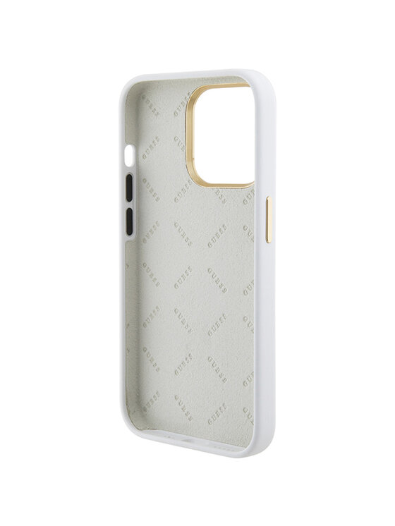 Guess Guess Etui na telefon iPhone 15 Pro Max Biały