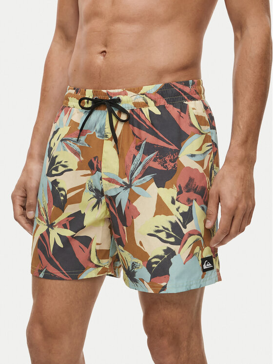 Quiksilver Szorty kąpielowe Everyday Printed Volley 15 EQYJV04219 Kolorowy Regular Fit