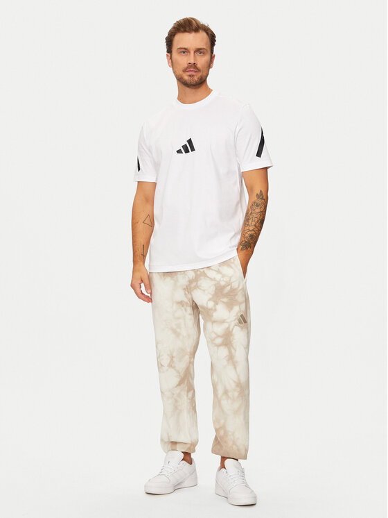 adidas adidas Tričko Z.N.E. JE3078 Biela Regular Fit