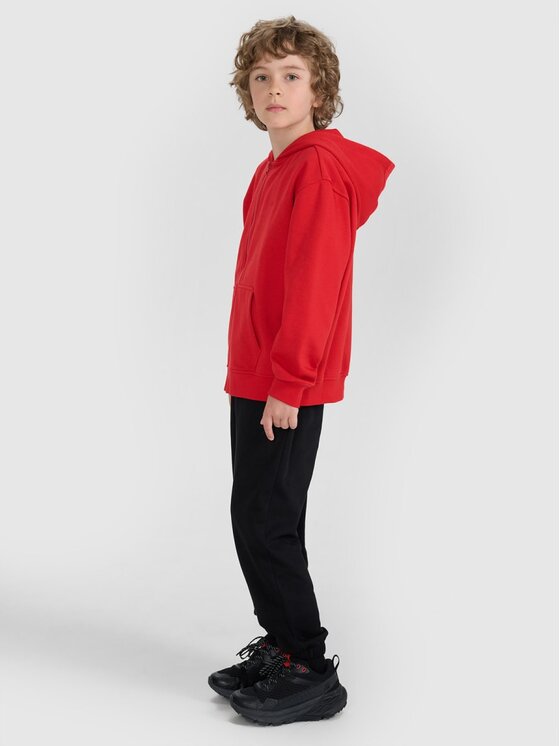 4F 4F Bluza 4FJRAW25TSWSM2488-62S Czerwony Oversize