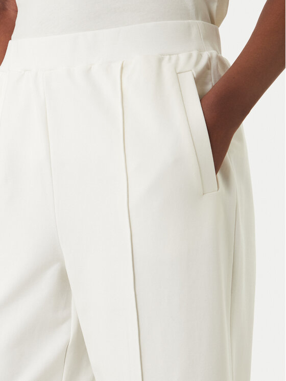 Liu Jo Sport Liu Jo Sport Bavlnené nohavice TA6211 FS090 Écru Regular Fit