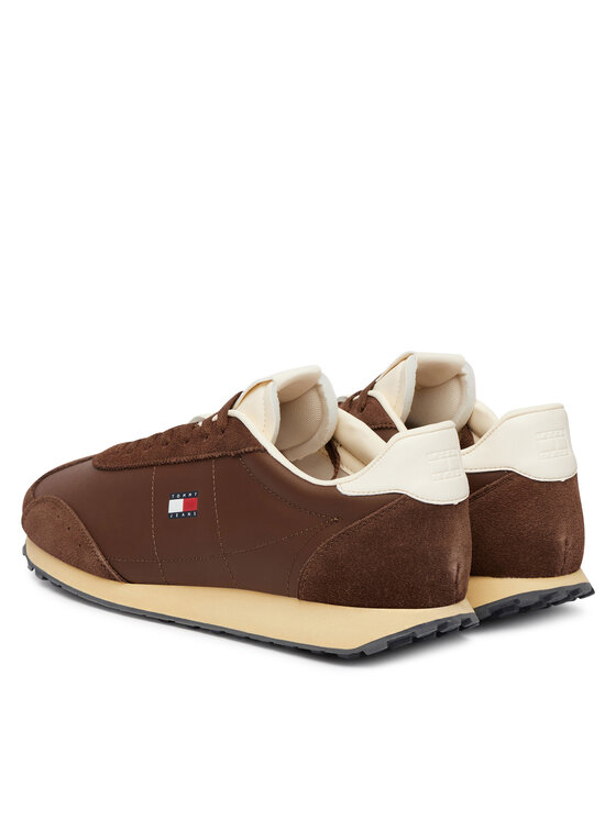 Tommy Jeans Tommy Jeans Sneakers Tjm Retro Runner Archive Mix Mat EM0EM01763 Marrone
