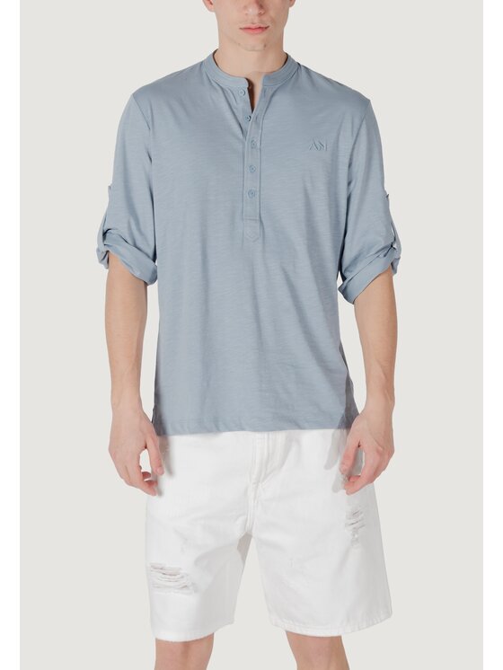 Antony Morato Antony Morato T-shirt REGULAR FIT WITH EMBROIDERED LOGO Blu Regular Fit