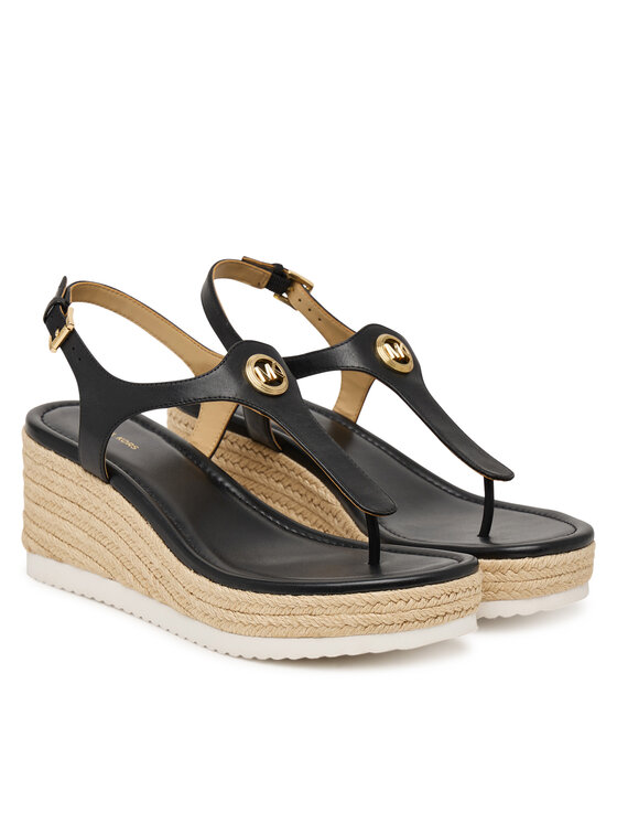 MICHAEL Michael Kors MICHAEL Michael Kors Еспадрили Val Thong Wedge 40S6VAMS1L Черен