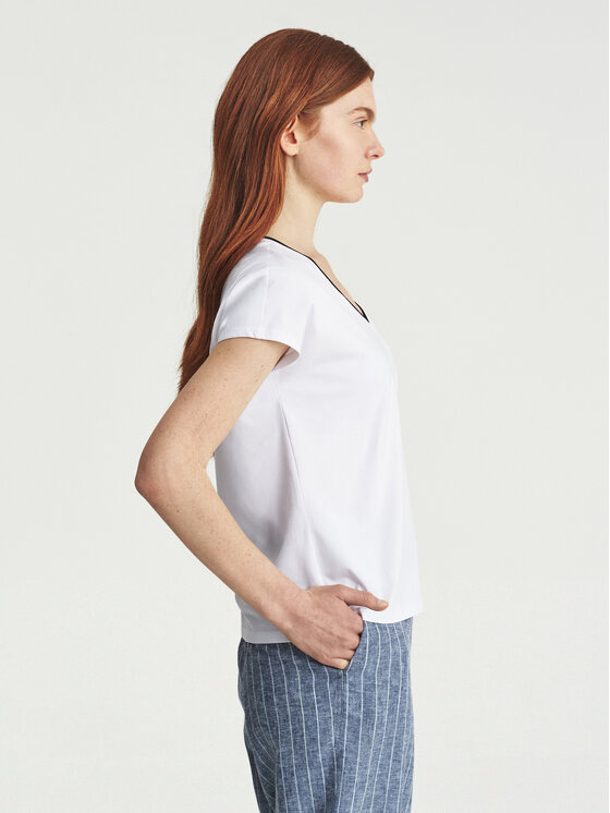 TATUUM TATUUM Bluzka LONA 1 Biały Classic Fit
