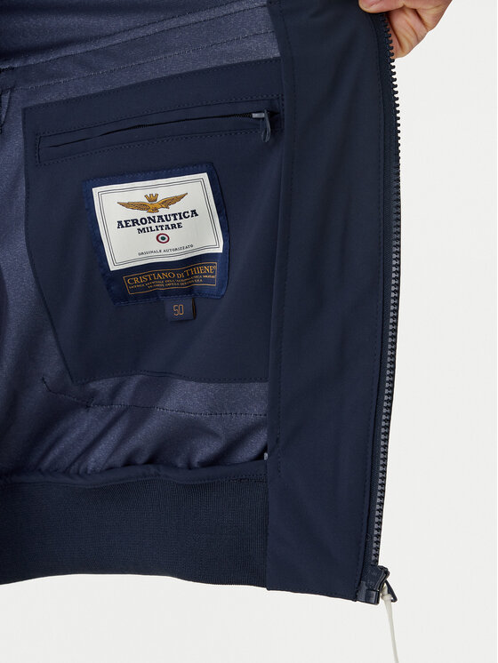 Aeronautica Militare Aeronautica Militare Bunda bomber 261AB3049UCT04290 Tmavomodrá Regular Fit