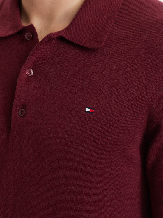 Tommy Hilfiger Tommy Hilfiger Džemperis MW0MW36519 Bordo Regular Fit