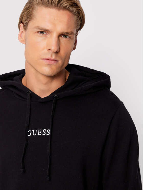 Guess Guess Μπλούζα M2BQ50 K9YH1 Μαύρο Regular Fit