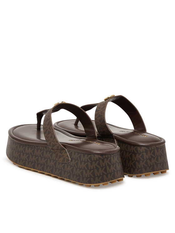 MICHAEL Michael Kors MICHAEL Michael Kors Žabky Koya Flip Flap 40R6KOFA2B Hnědá