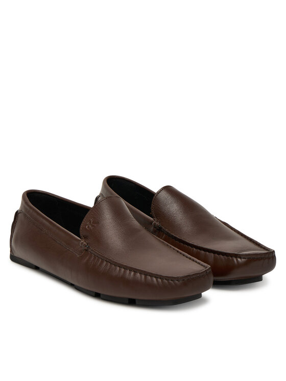 Calvin Klein Calvin Klein Mokasyny Driver Lth HM0HM01864 Brązowy