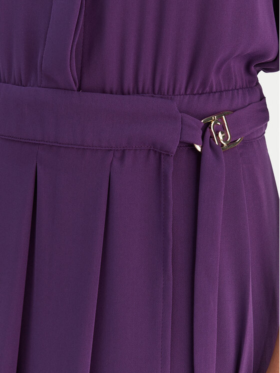 Liu Jo Liu Jo Vestito chemisier MF5145 T4241 Viola Regular Fit