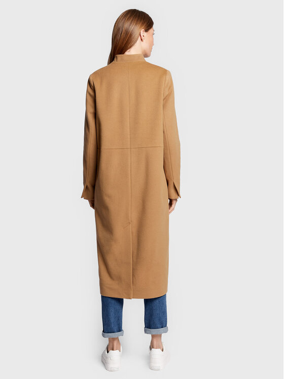 Cappotto di lana Lightweight K20K204156 Marrone