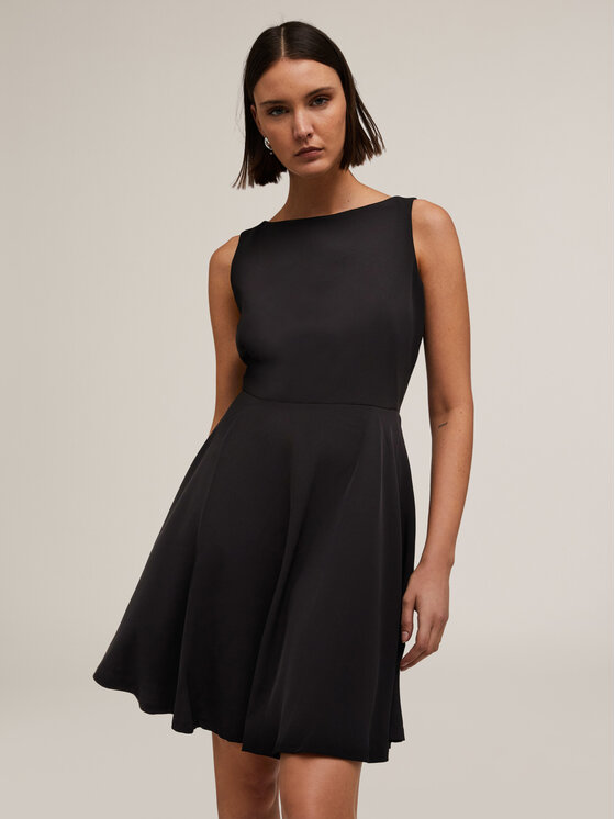 Motivi Motivi Vestito da giorno 7488Q002843N033 Nero Flared Fit