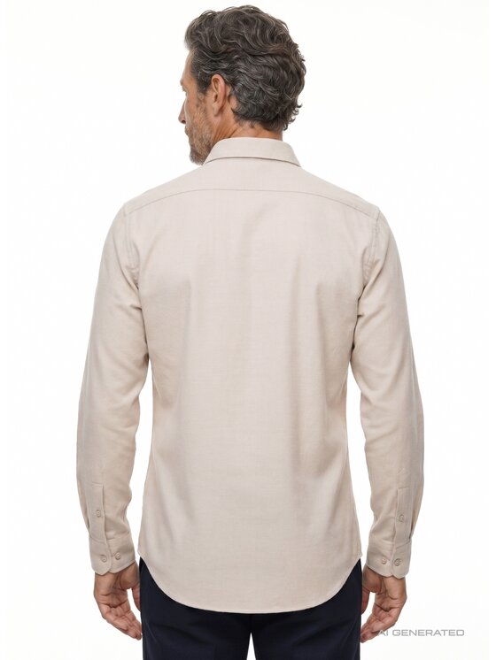Pako Lorente Pako Lorente Koszula P26WF-1X-001 Beżowy Slim Fit