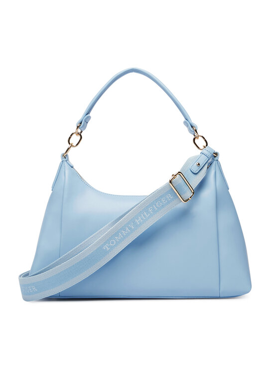 Tommy Hilfiger Tommy Hilfiger Táska Th Essential Shoulder Bag AW0AW18373 Világoskék