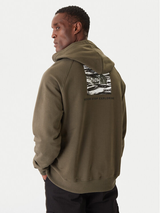 The North Face The North Face Bluza Edge Of Light NF0A8E3K Zielony Regular Fit