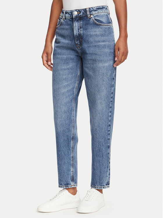 HUGO HUGO Jeans Garlene 50563517 Dunkelblau Mom Fit