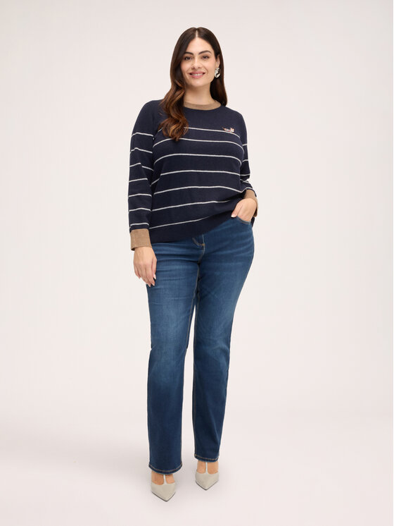 Fiorella Rubino Fiorella Rubino Sweter M558L008853N034 Niebieski Regular Fit