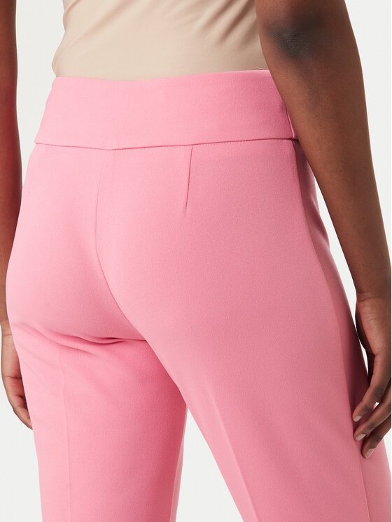 Rinascimento Rinascimento Medžiaginės kelnės CFC0127875003 Rožinė Straight Fit