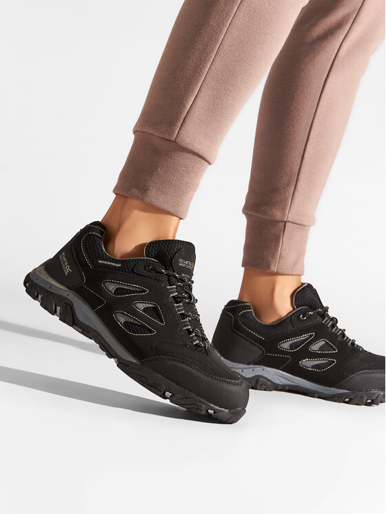 Regatta Regatta Trekkingschuhe Holcombe Lep Low Jnr RKF572 Schwarz