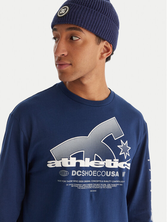 DC Shoes DC Shoes S dlouhým rukávem Slathletic EDYZT04357 Modrá Heritage Fit