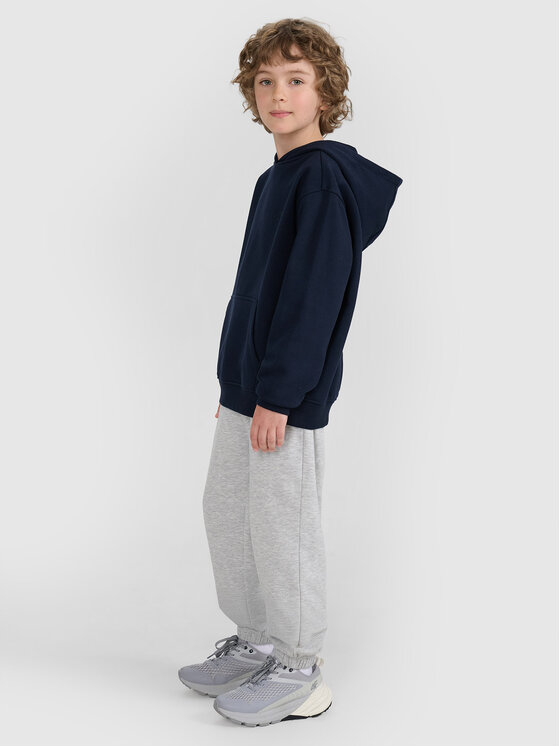 4F 4F Bluza BASIC+ Granatowy Oversize