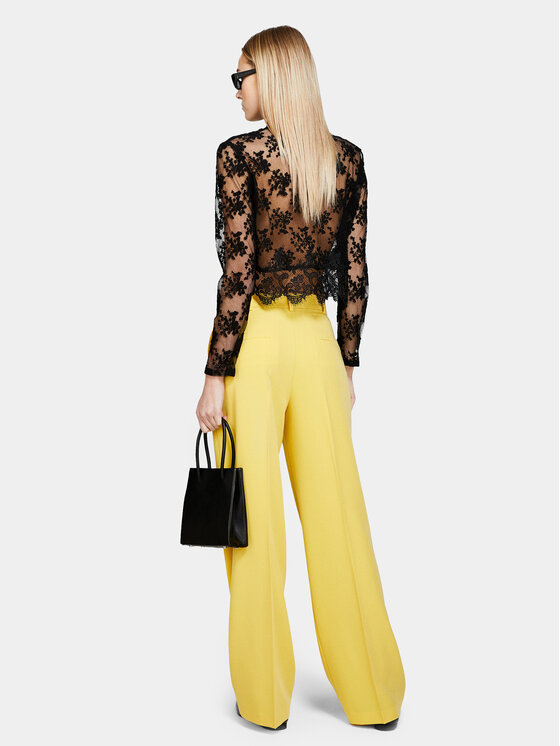 Sisley Sisley Μπλουζάκι 5XDMLQ06B Μαύρο Regular Fit