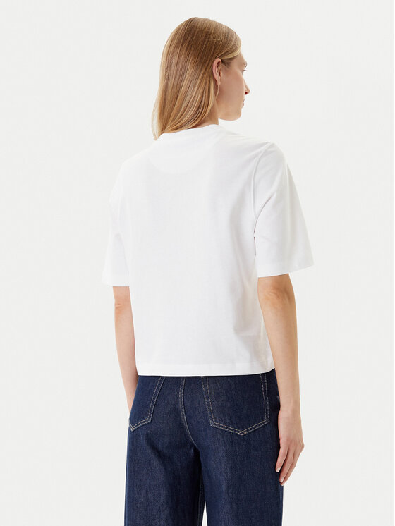 United Colors Of Benetton United Colors Of Benetton T-krekls 3BL0D109D Balts Relaxed Fit
