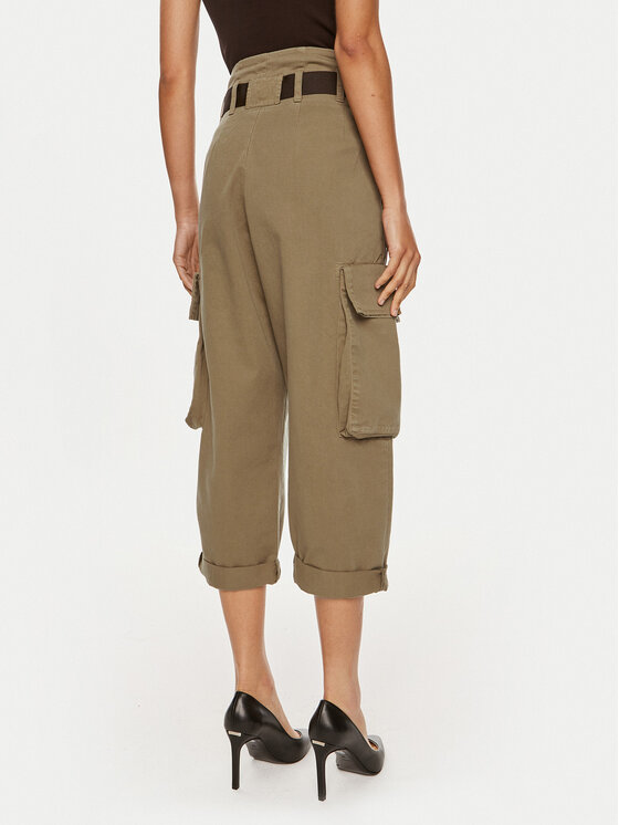 PINKO Pinko Kargo hlače Ronfare 101840 A21C Khaki Regular Fit