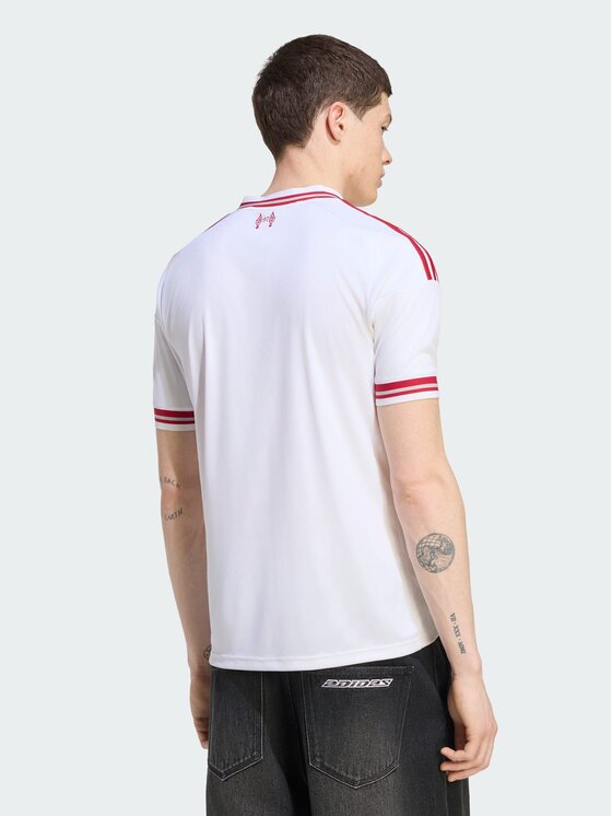 adidas adidas Koszulka techniczna 171363 Biały Slim Fit