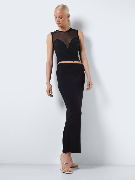 Noisy May Noisy May Maksi svārki Maya 27027283 Melns Slim Fit