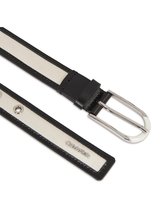 Calvin Klein Calvin Klein Sieviešu josta Summer Story Canvas 2.5 Belt K60K611996 Pelēks