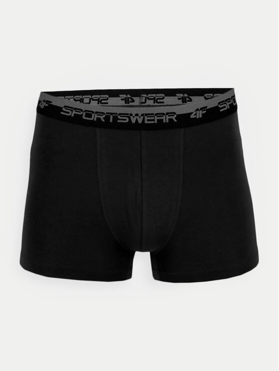4F 4F 2er-Set Boxershorts 4FWMM00UBXSM051 Schwarz