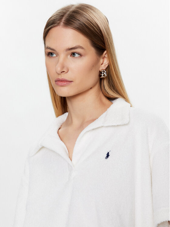 Polo Ralph Lauren Polo Ralph Lauren Komplektas: polo marškinėliai, džemperis ir šortai 21256375 Balta Relaxed Fit