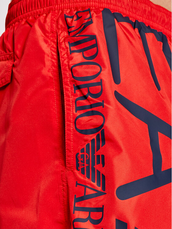 EA7 Emporio Armani EA7 Emporio Armani Kupaće gaće i hlače 902000 1P737 02574 Crvena Regular Fit