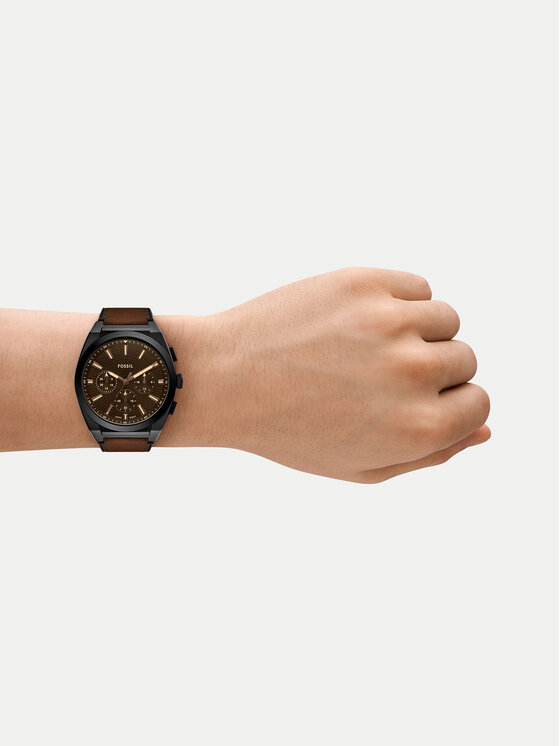 Fossil Fossil Zegarek FS6108 Brązowy