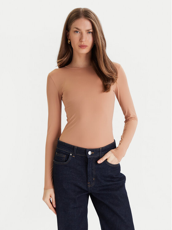 ONLY ONLY Body Frida 15343926 Bézs Slim Fit