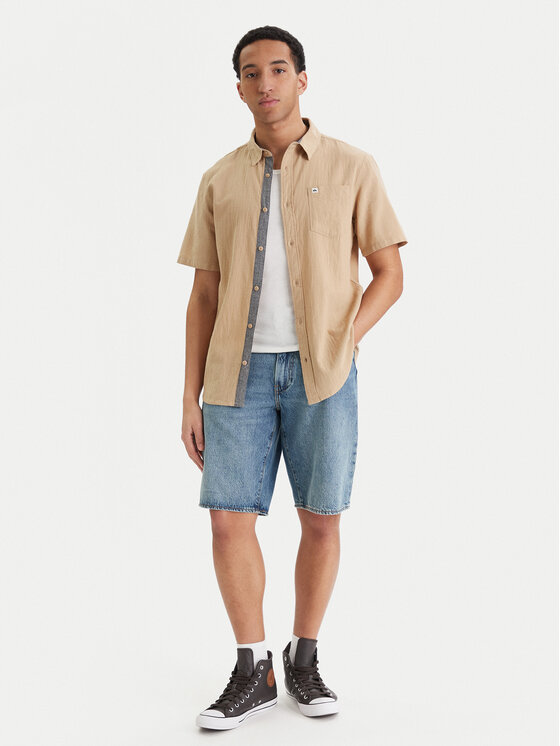 Quiksilver Quiksilver Koszula Time Box EQYWT04622 Beżowy Regular Fit