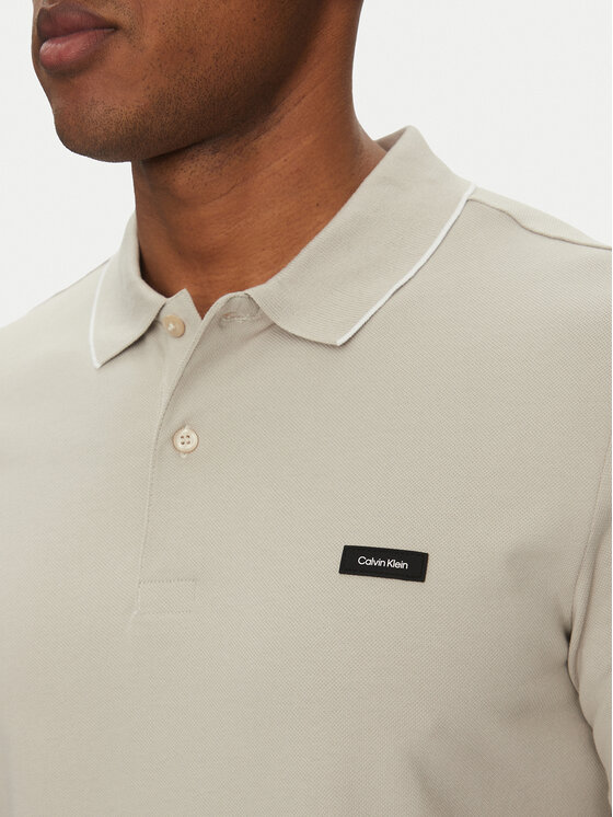 Calvin Klein Calvin Klein Polokošeľa K10K112751 Sivá Regular Fit