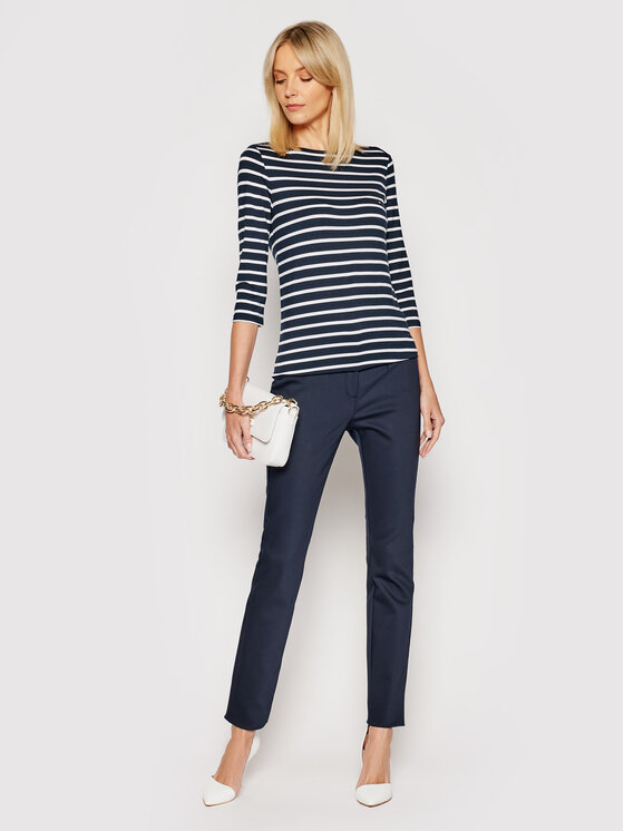 Tommy Hilfiger Medžiaginės kelnės Marta 1M87647781 Tamsiai mėlyna Slim Fit  • Modivo.lt