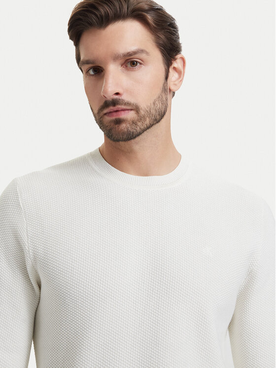 Calvin Klein Calvin Klein Sweater LV04LF304G Krém Regular Fit