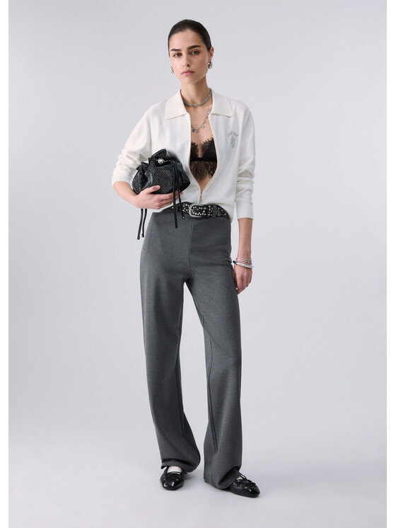 Liu Jo Liu Jo Pantaloni di tessuto TF6019J397002062 Grigio Regular Fit