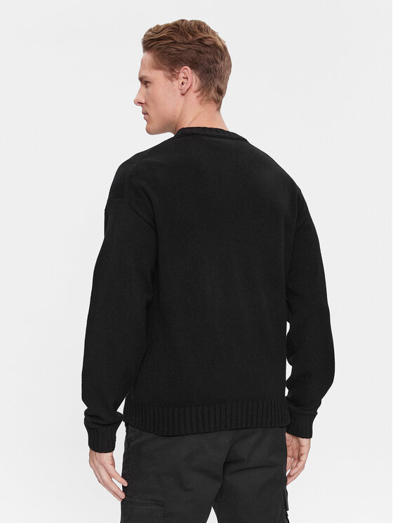 HUGO Hugo Пуловер San Cassio-L 50500015 Черен Regular Fit