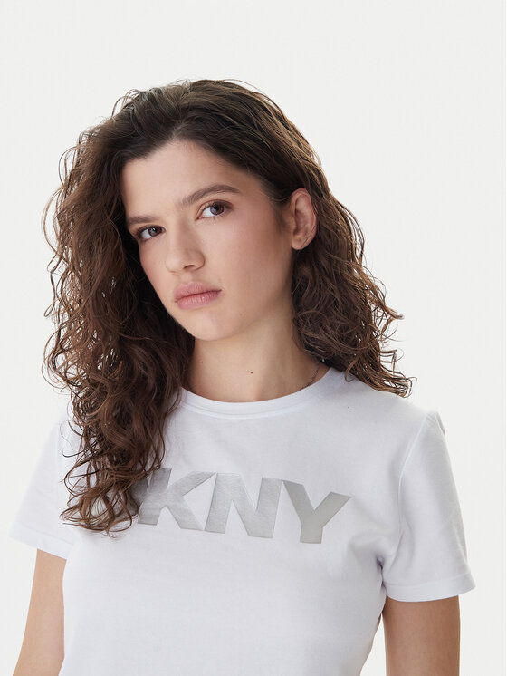 DKNY Sport DKNY Sport T-Shirt DP5T9923 Λευκό Regular Fit