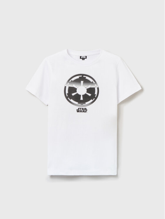 OVS T-shirt STAR WARS 1617036 Bijela Regular Fit