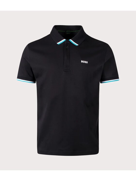 BOSS BOSS Polo 50538185-001 Czarny Regular Fit
