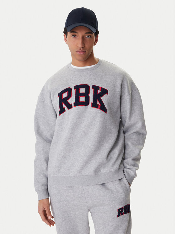 Reebok Bluză Barry RK25553CCM Gri Relaxed Fit