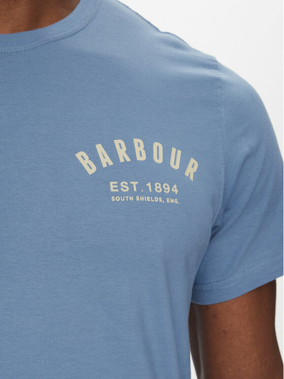 Barbour Barbour T-krekls Preppy MTS0502BU27 Zils Tailored Fit